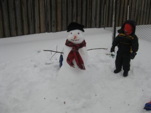 Our 1st Snowman